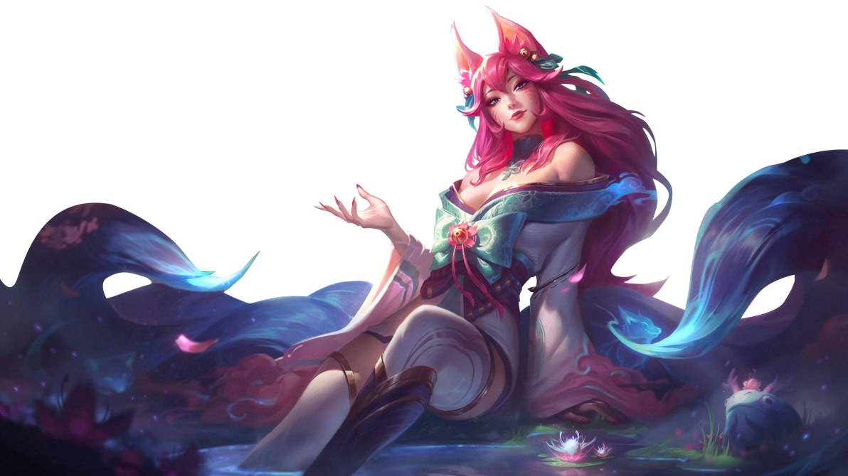 Spirit Blossom Ahri Render League
