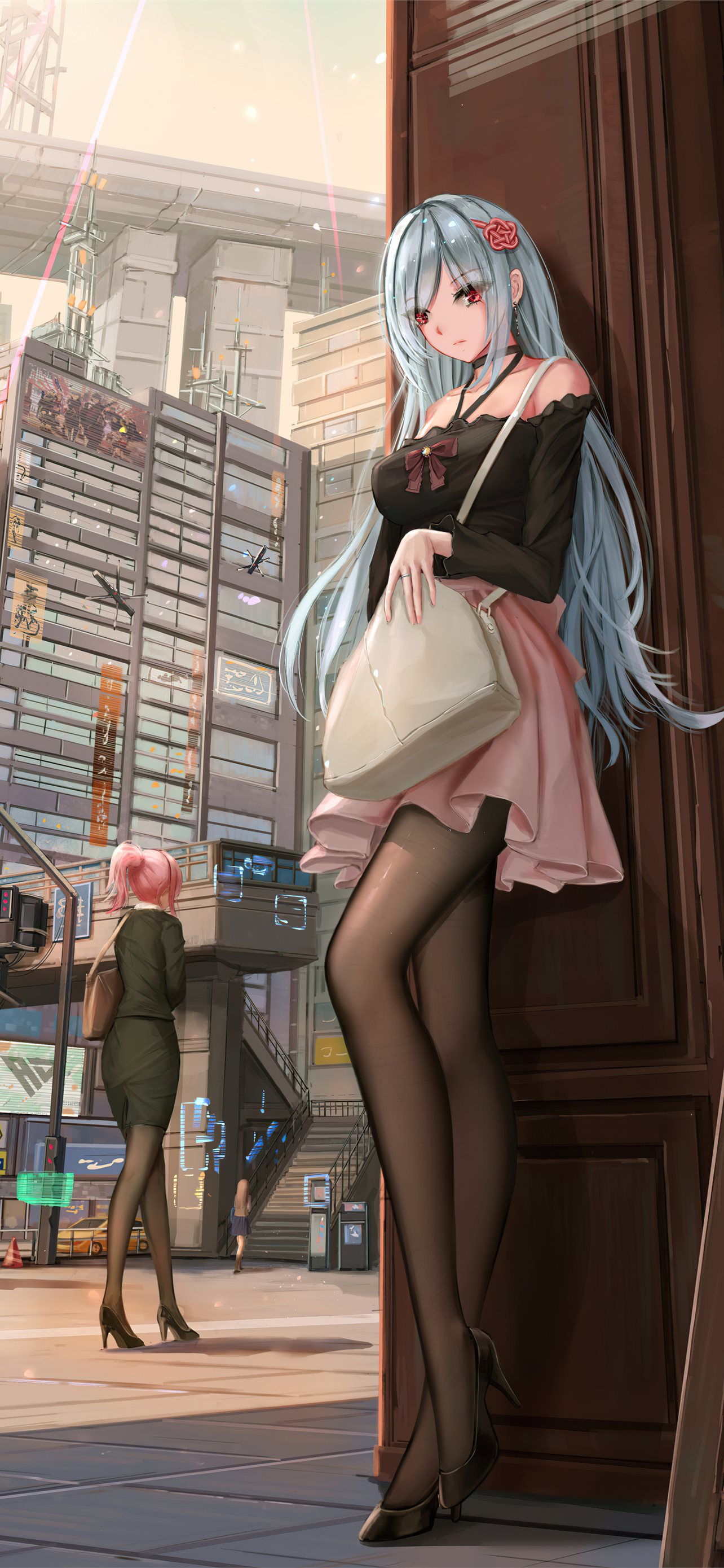Best Anime girl iPhone HD Wallpaper