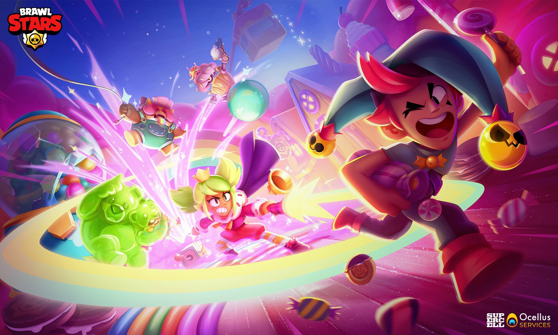 Video Game Brawl Stars HD Wallpaper
