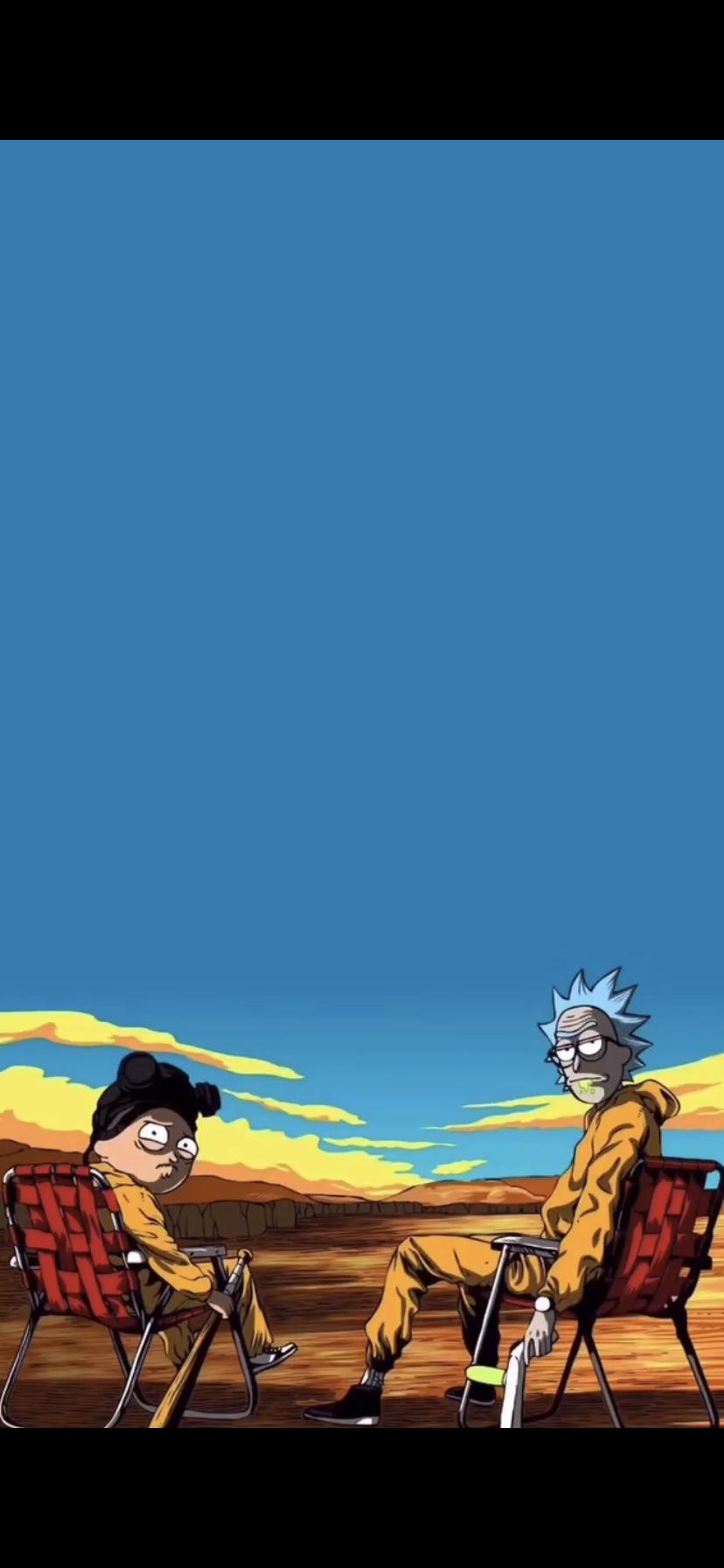 and Morty comic Wallpaper iPhone 11