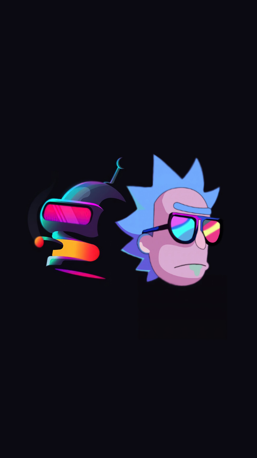 Rick Sanchez and Bender Wallpaper 4K PC