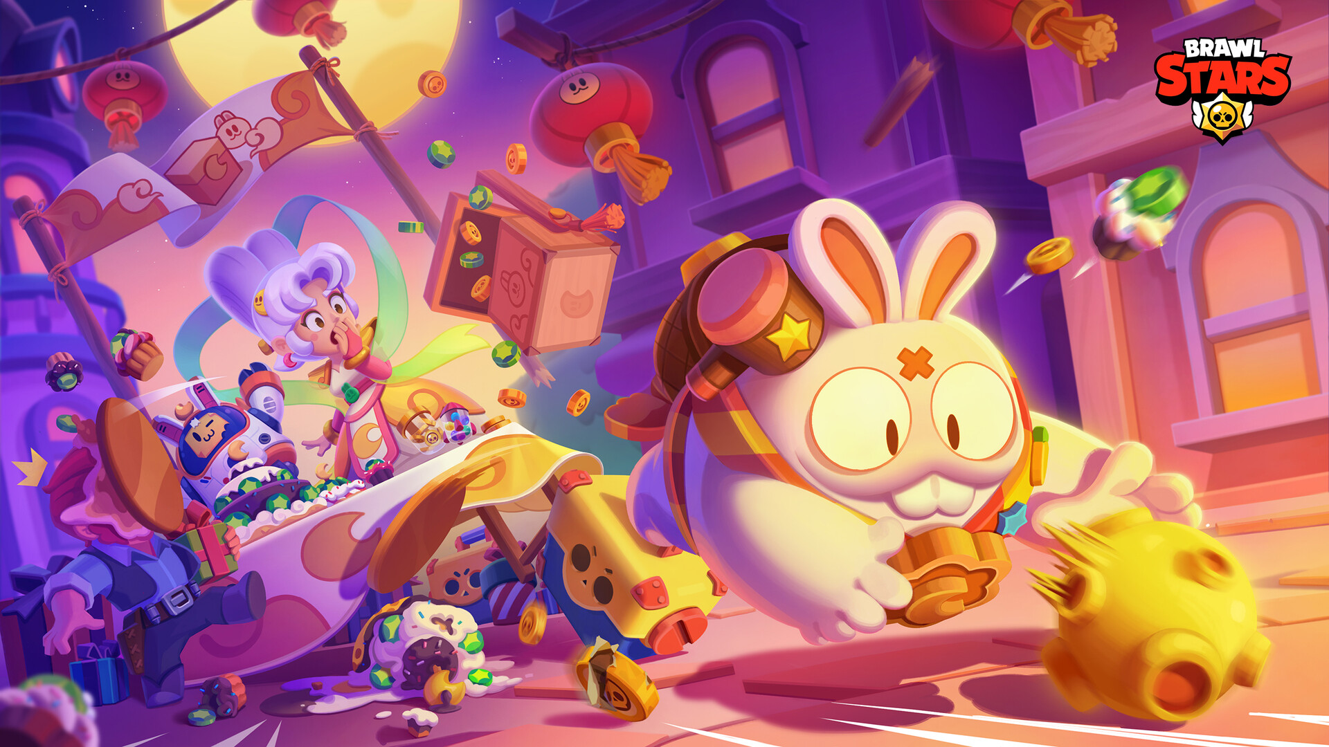 Video Game Brawl Stars HD Wallpaper