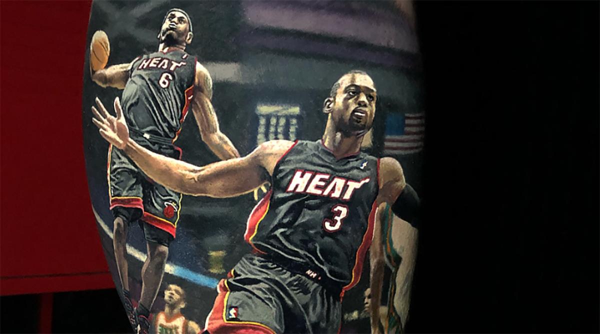 Dwyane Wade LeBron James: Steve Butcher