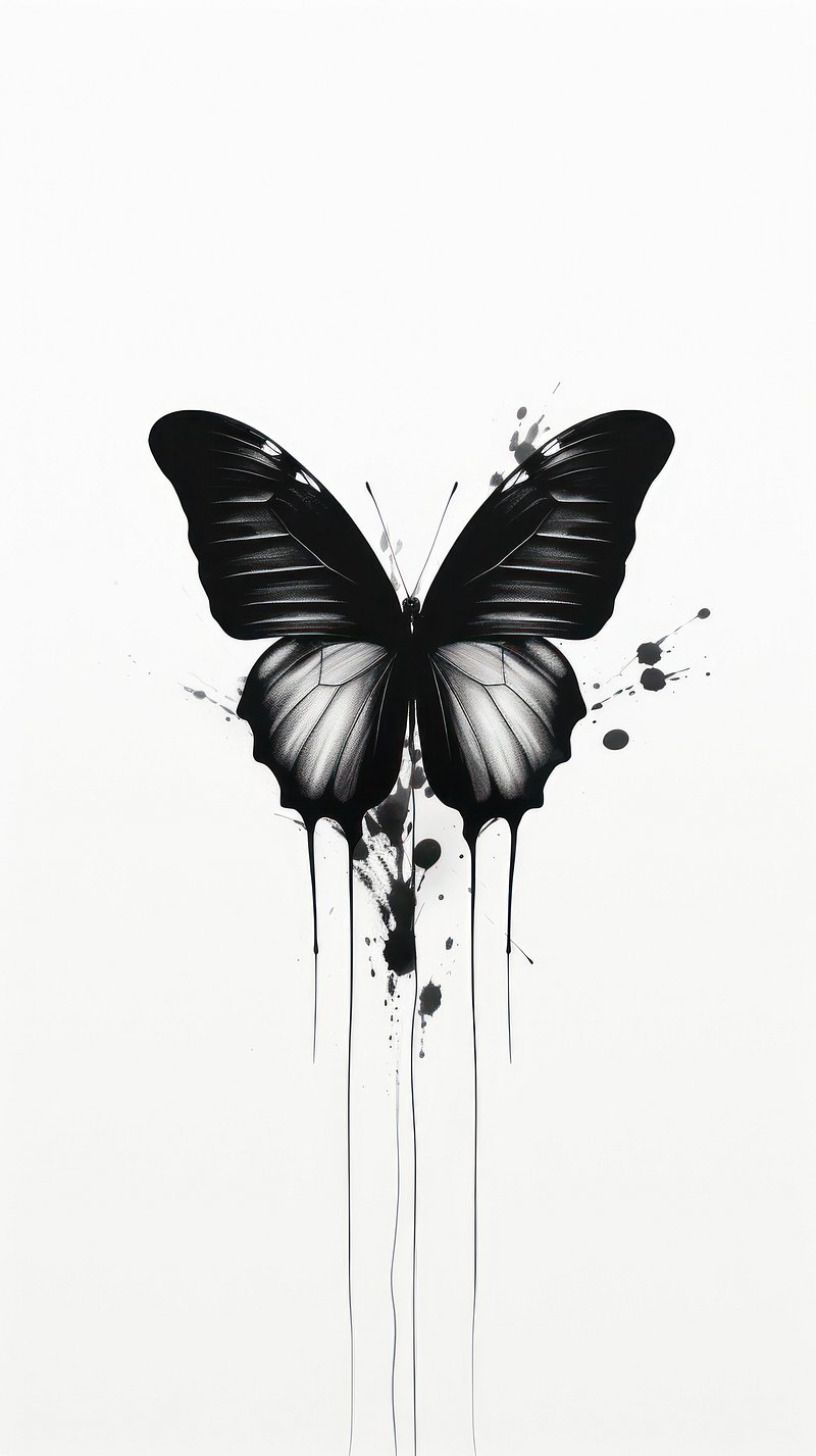 Black Butterfly Wallpaper Image. Free