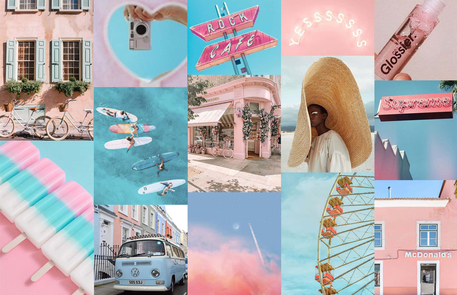 Download Blue Pink Aesthetic Laptop