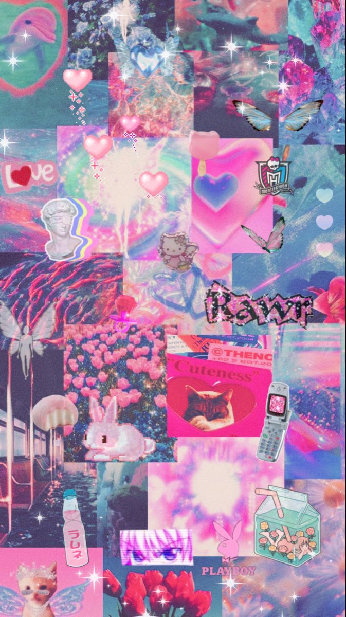 pink and blue aesthetic wallpaper