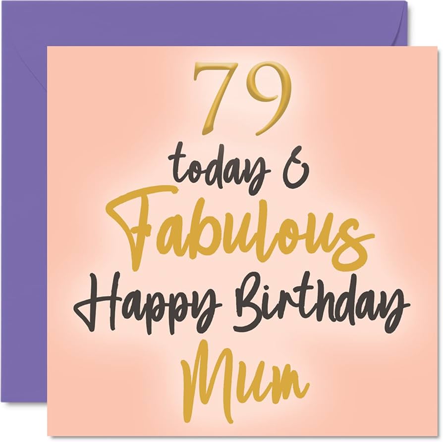 Stuff4 Fabulous 79th Birthday Cards