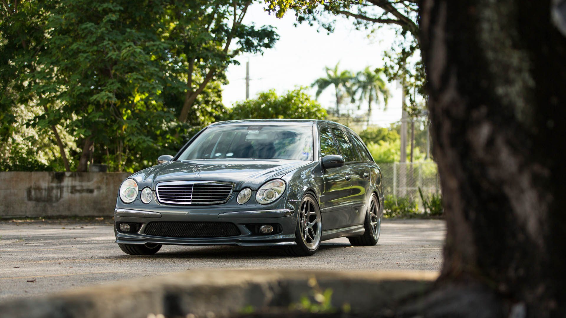 Wallpaper AMG, Mercedes, E55, S211, WAGON for mobile and desktop, section mercedes, resolution 1920x1080