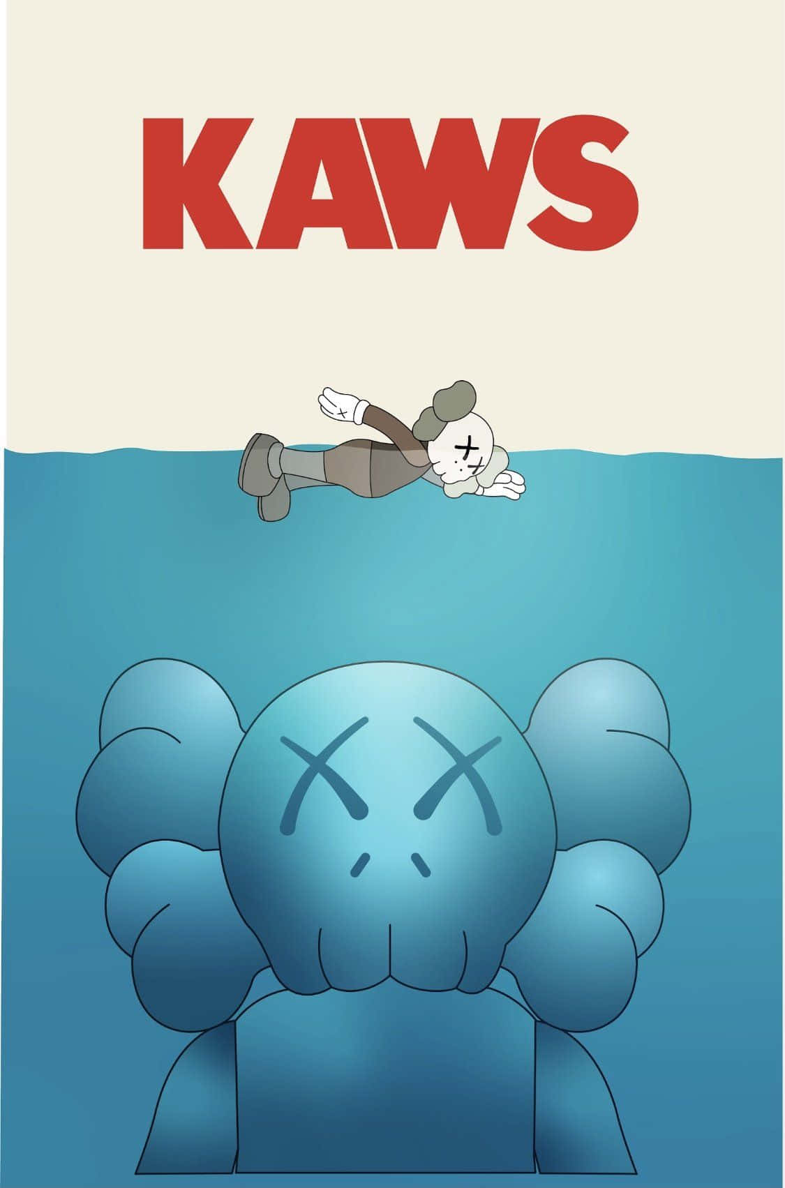 with KAWS Wallpaper