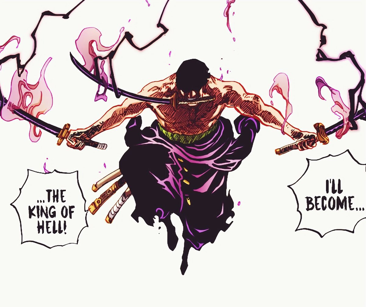 Zoro King of Hell Embroidery File