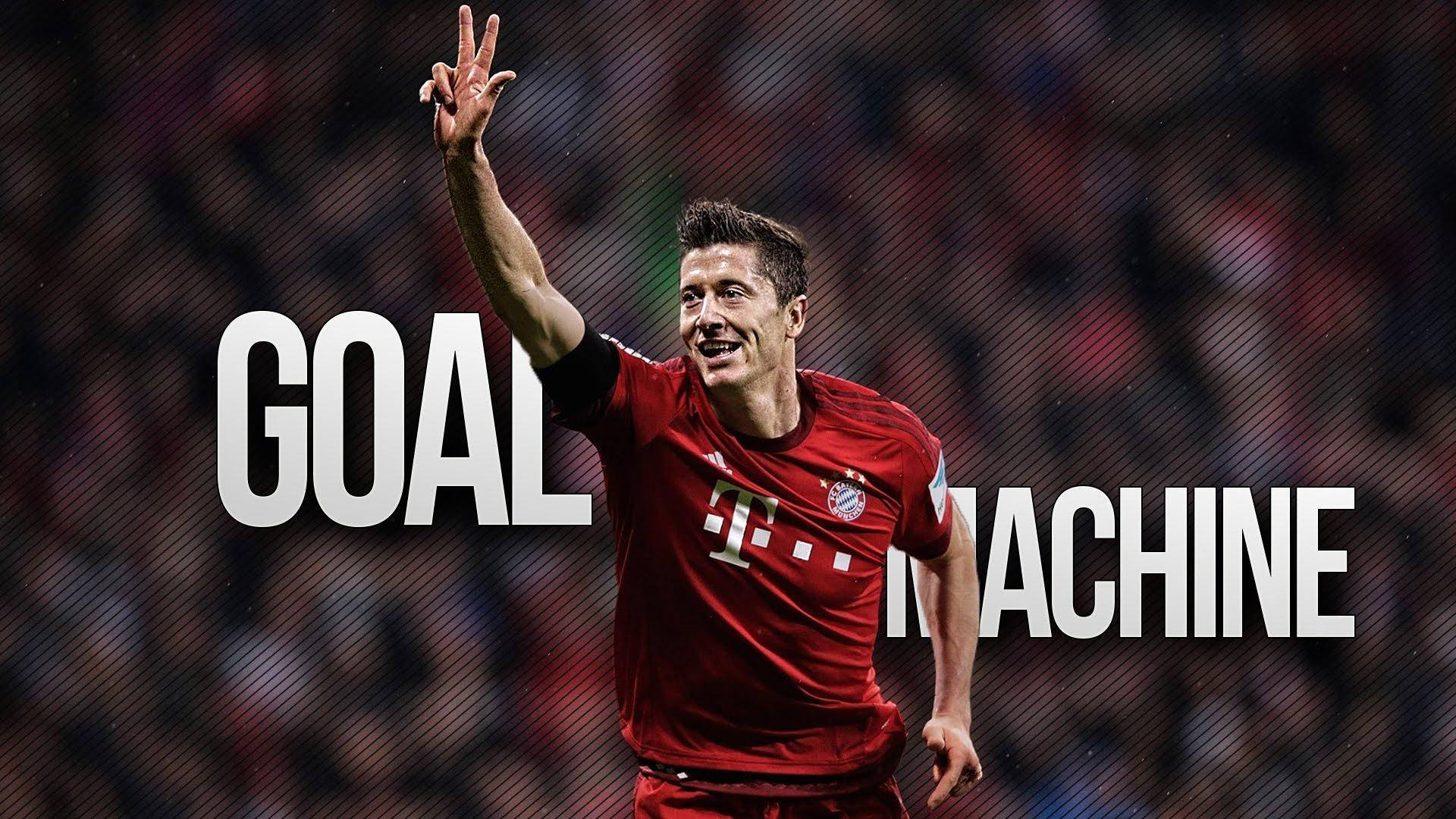 Download Robert Lewandowski Goal Machine Wallpaper