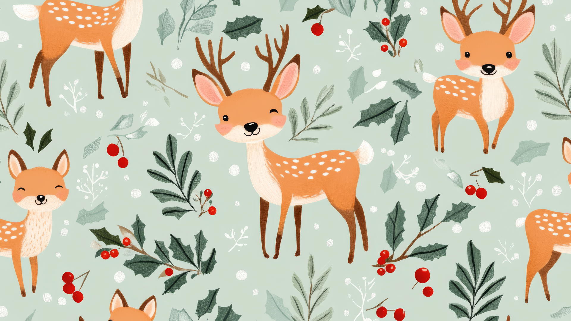 Wallpaper: Preppy Winter Wallpaper