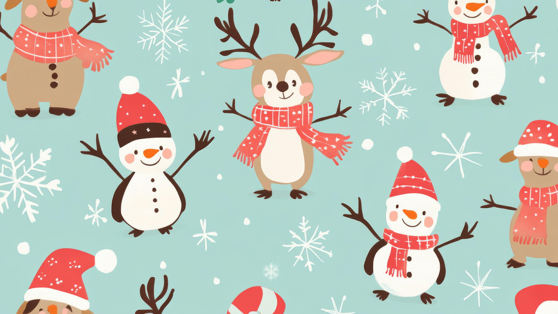 4k HD Wallpaper: Preppy Christmas Wallpaper