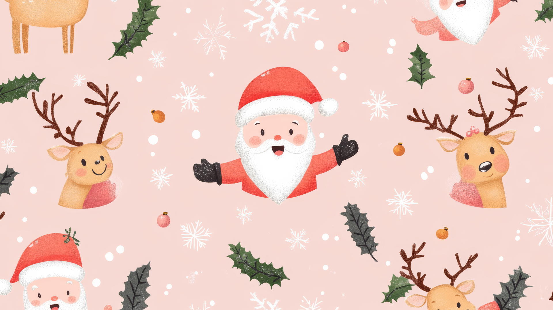Cute Preppy Christmas Wallpaper