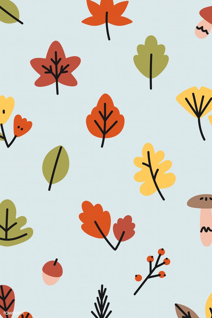 autumn, tree, blue background