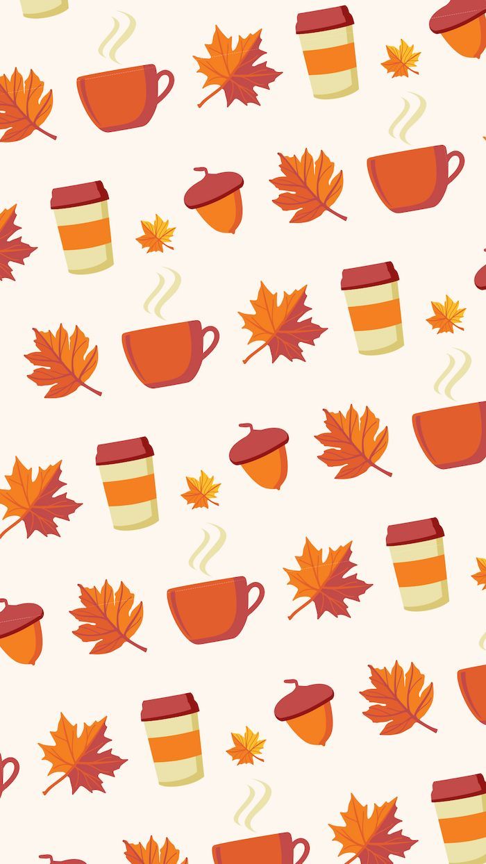 cute fall wallpaper iphone white
