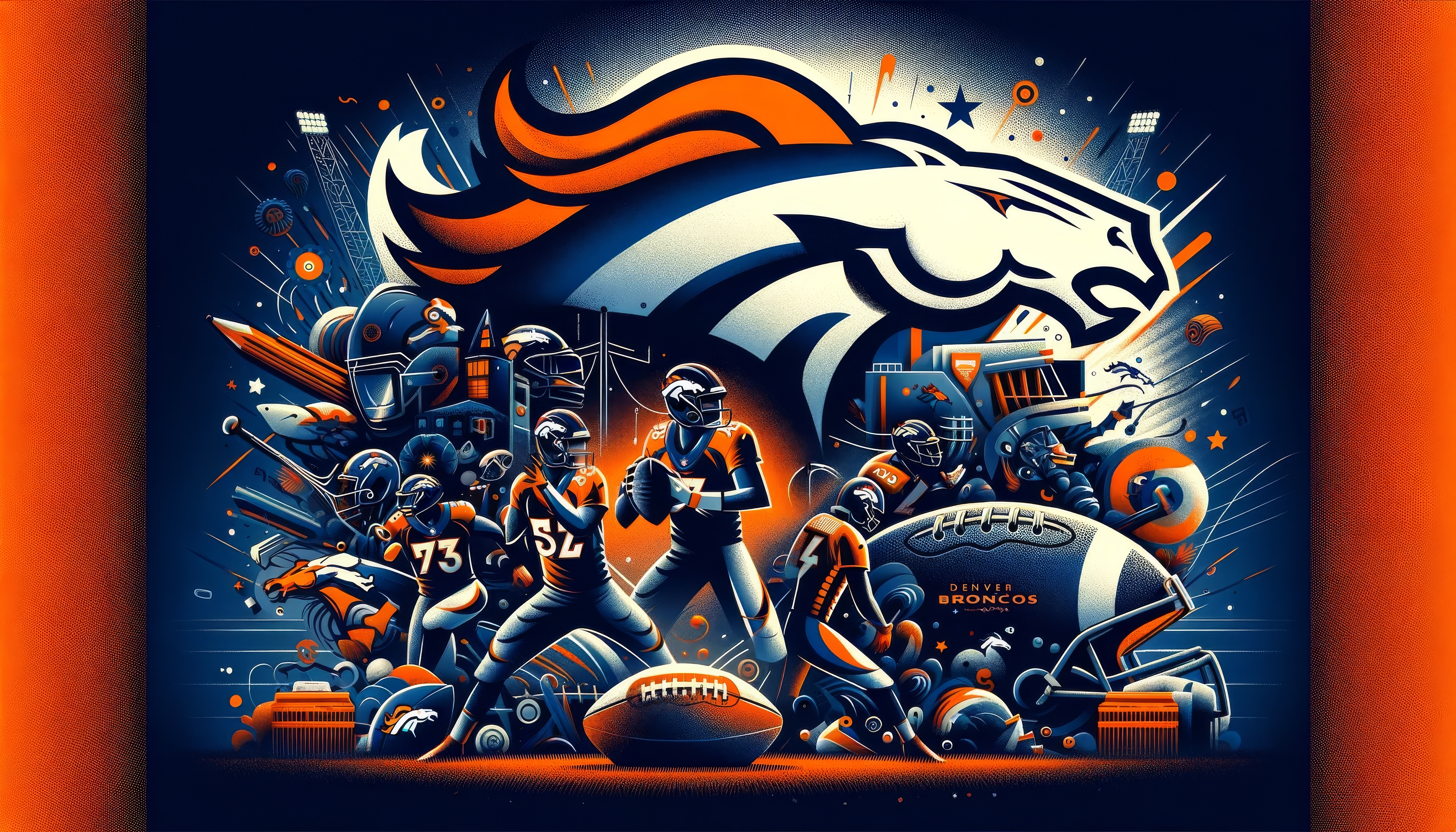 Denver Broncos NFL Super Bowl Themed HD