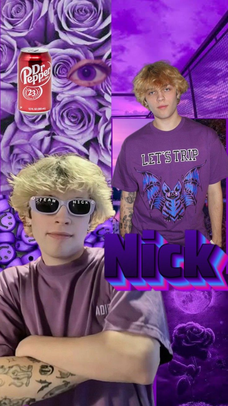Nick sturniolo wallpaper team purple