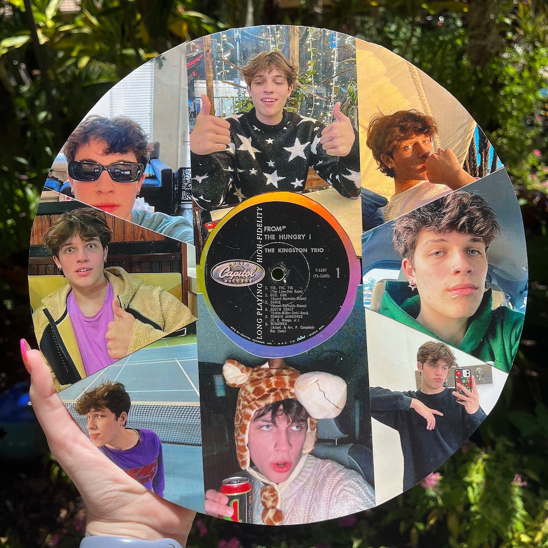 Nick Sturniolo Vinyl Collage
