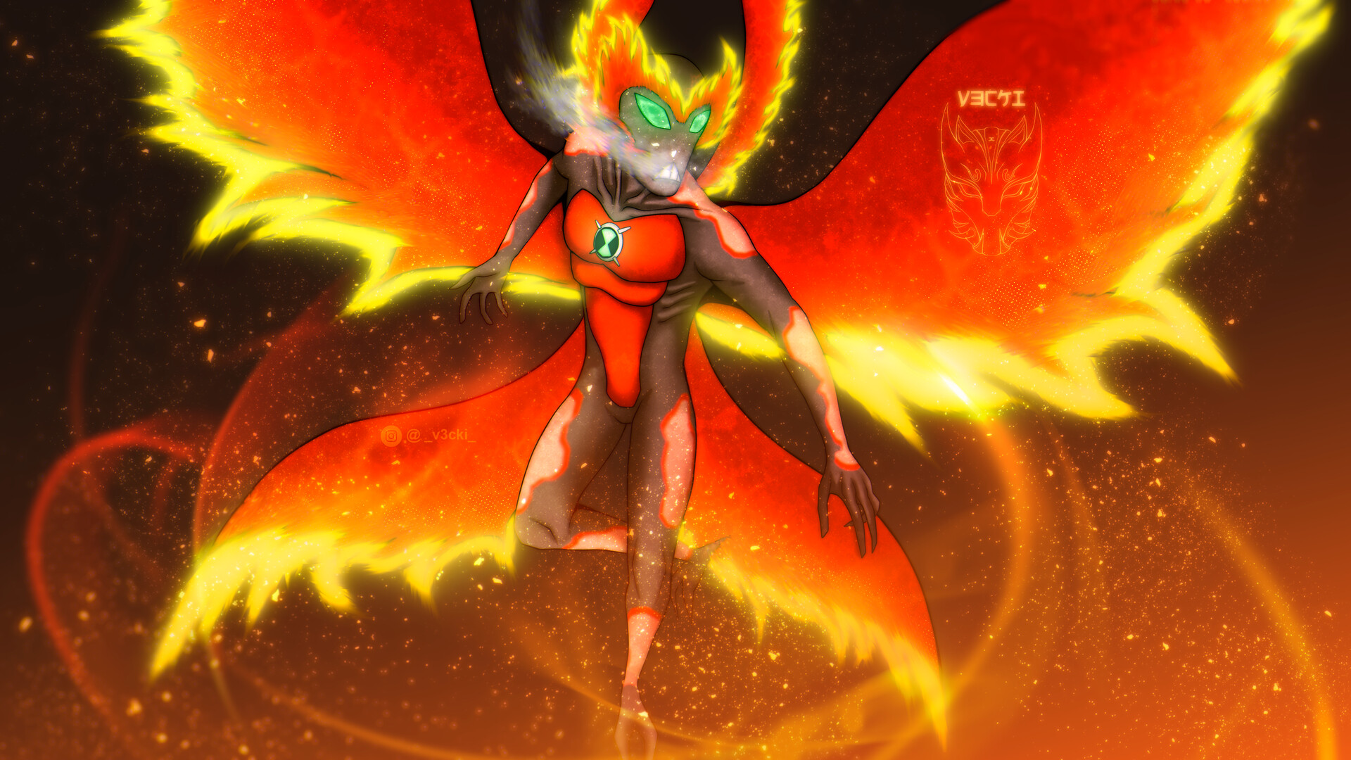 Ultimate Big Chill Ben 10 Fan Art