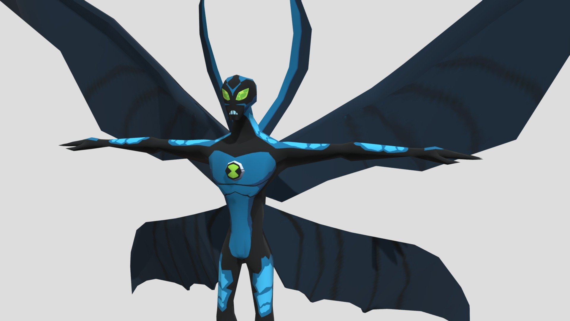 Ben 10 Xenodrome- Big Chill Fan Model