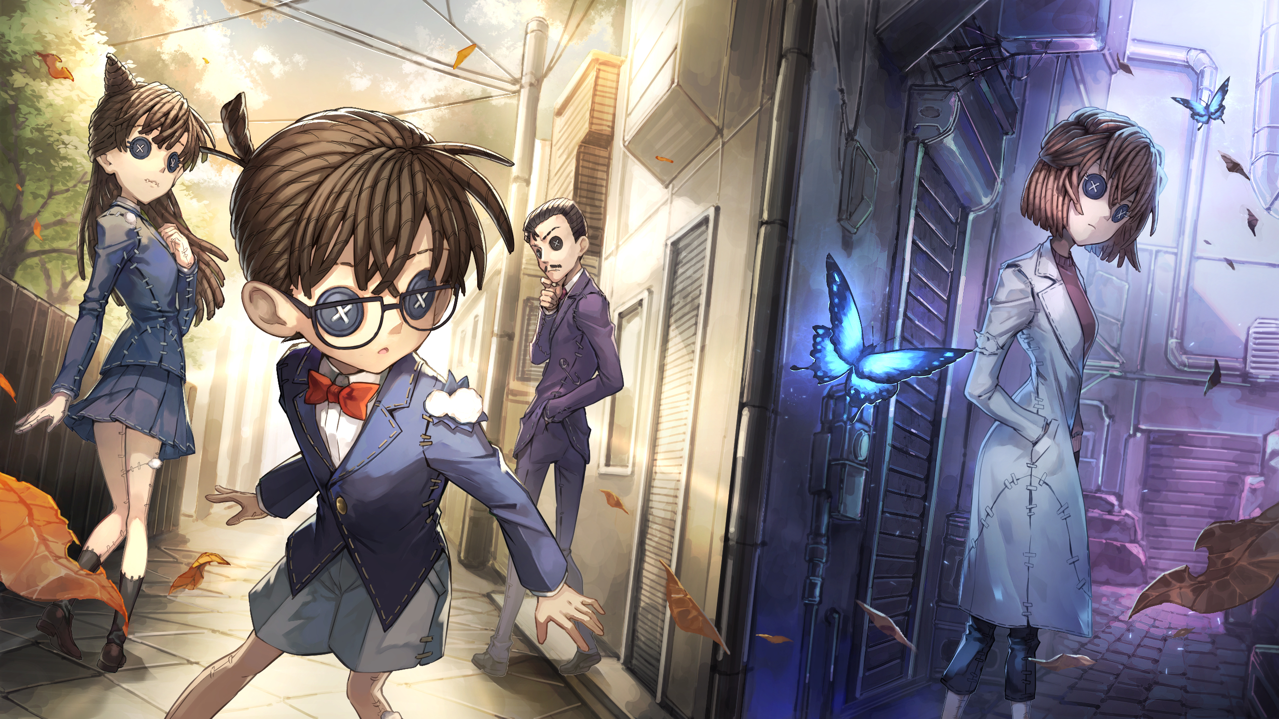 Ai Haibara, Kogoro Mouri, Mouri Ran