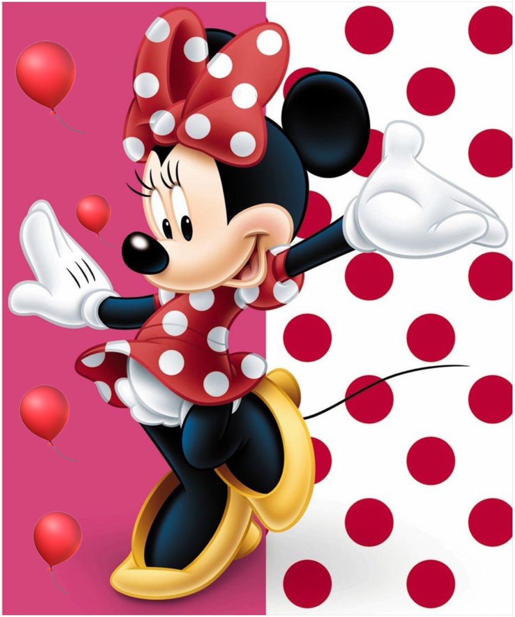 Minnie Mouse Red Wallpaper Free