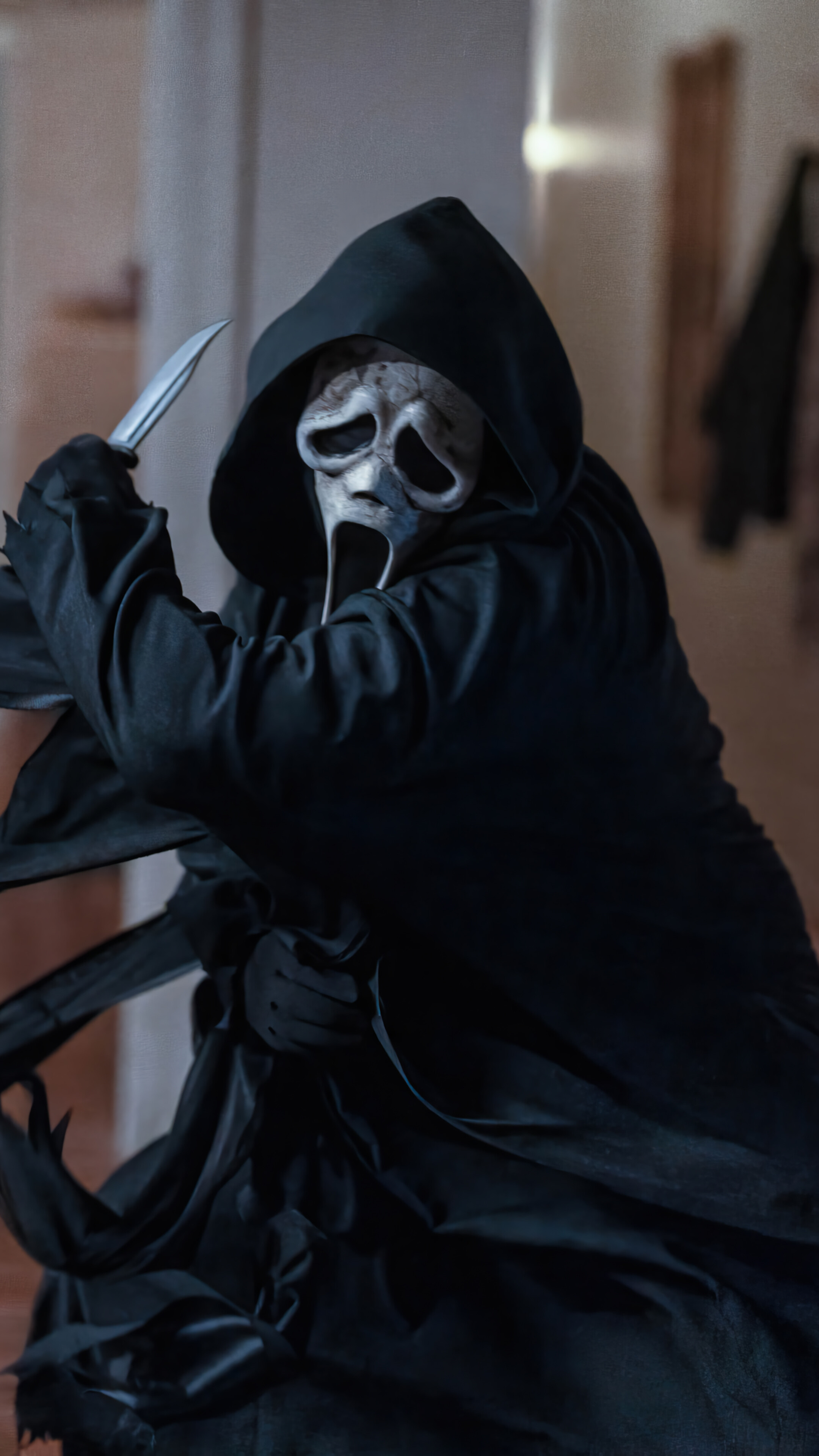 Scream 6 Ghostface 4K Wallpaper iPhone