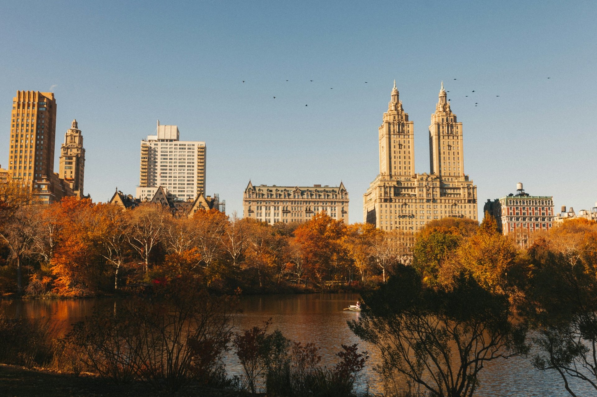 4K Ultra HD Central Park in Fall