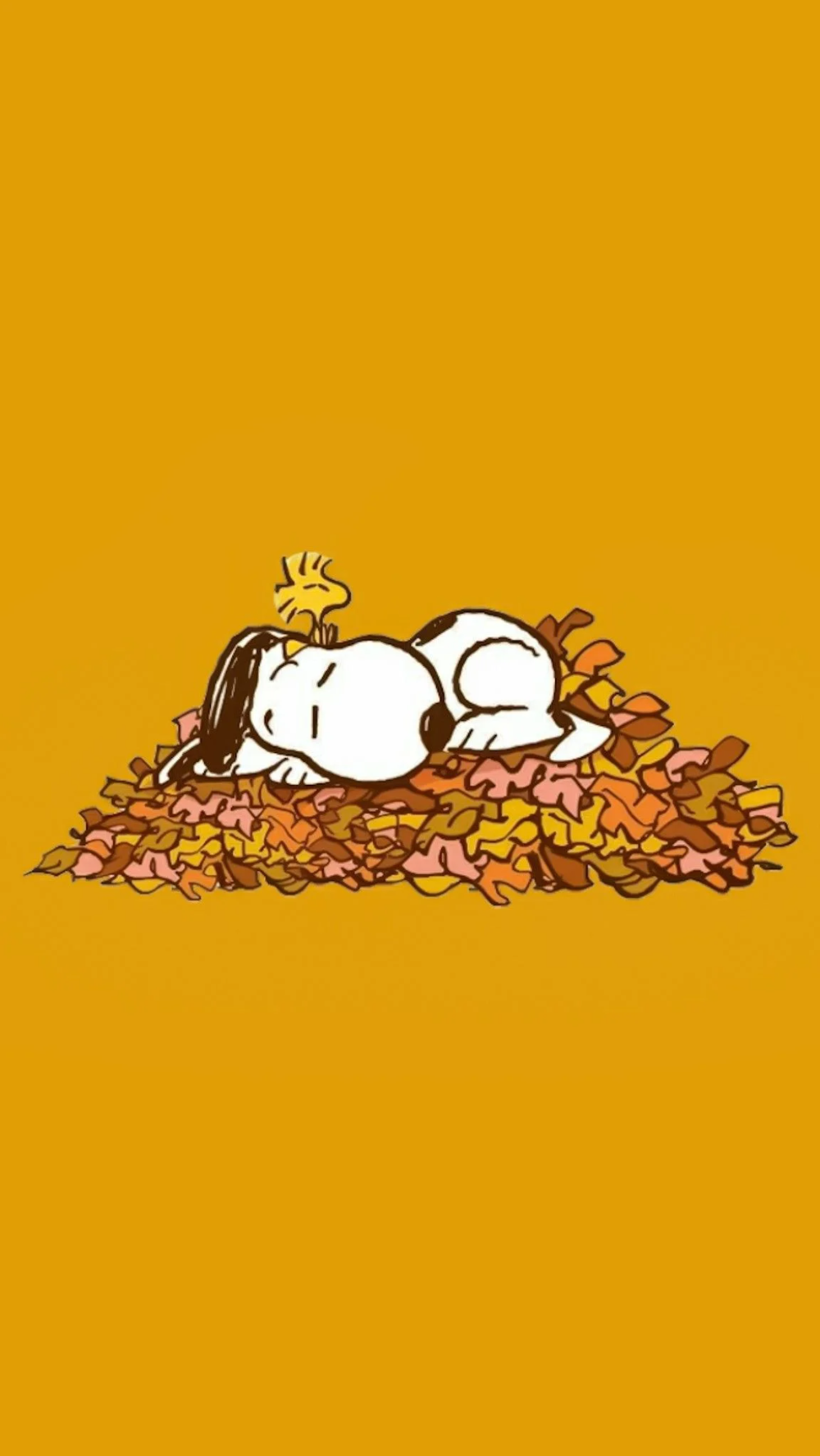Snoopy Fall Wallpaper