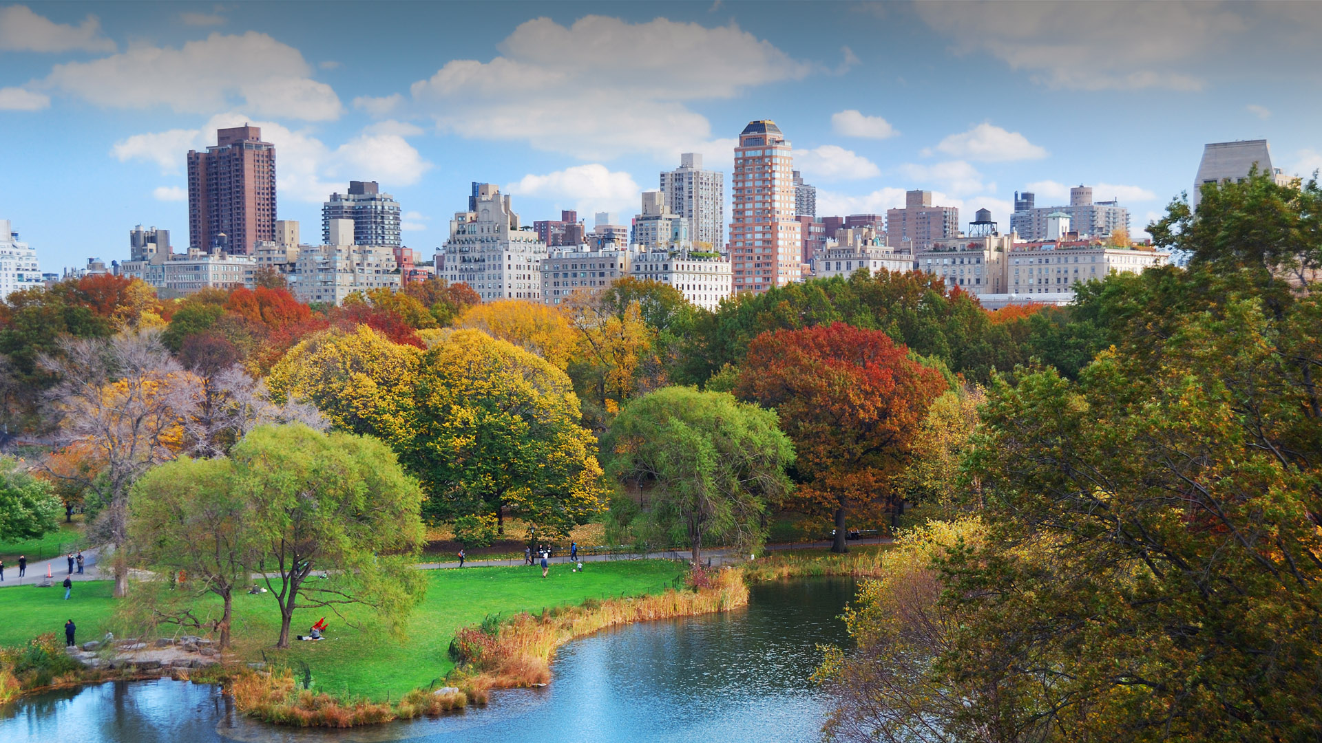 City Manhattan Central Park panorama