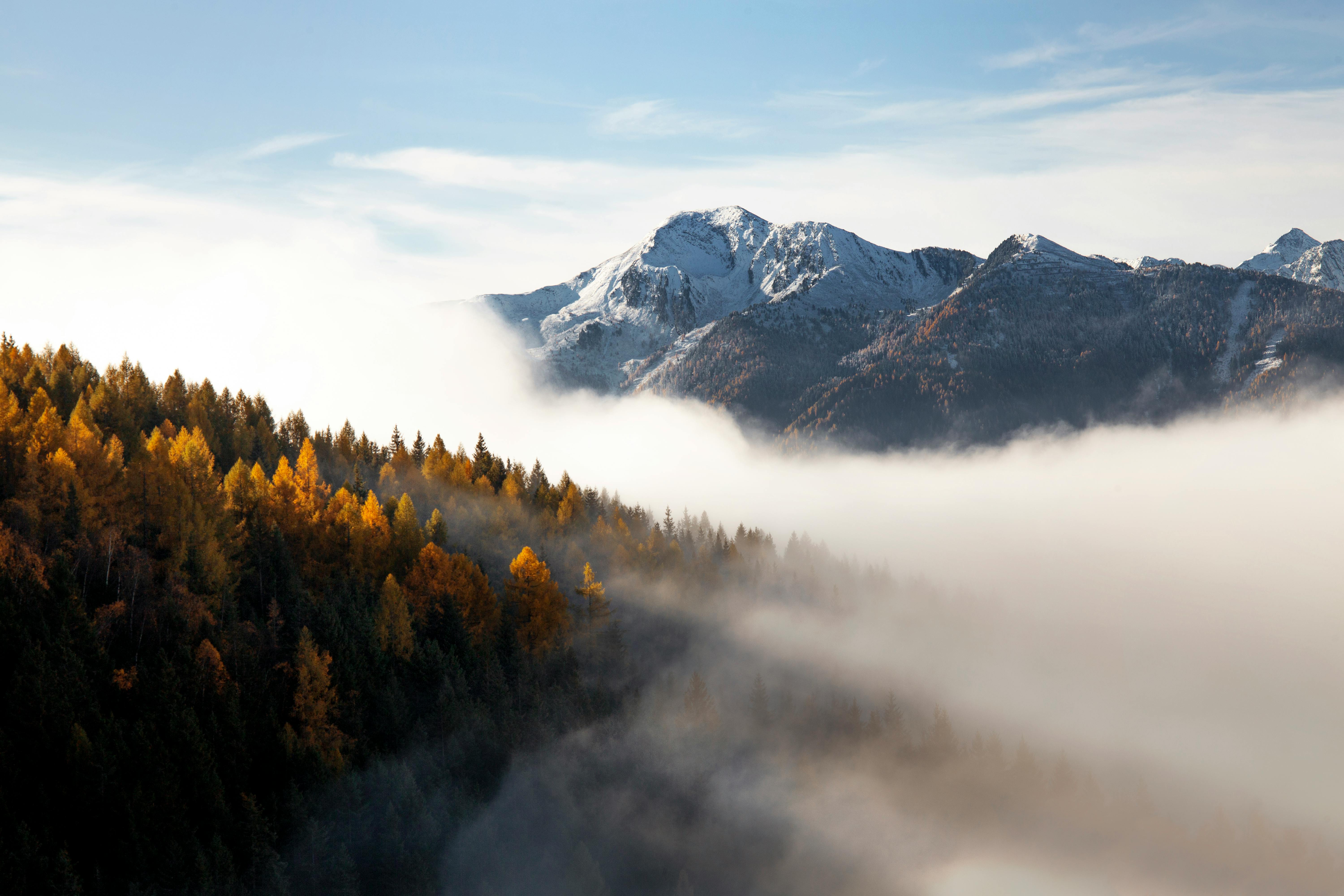 View of Mountains in Autumn · Free