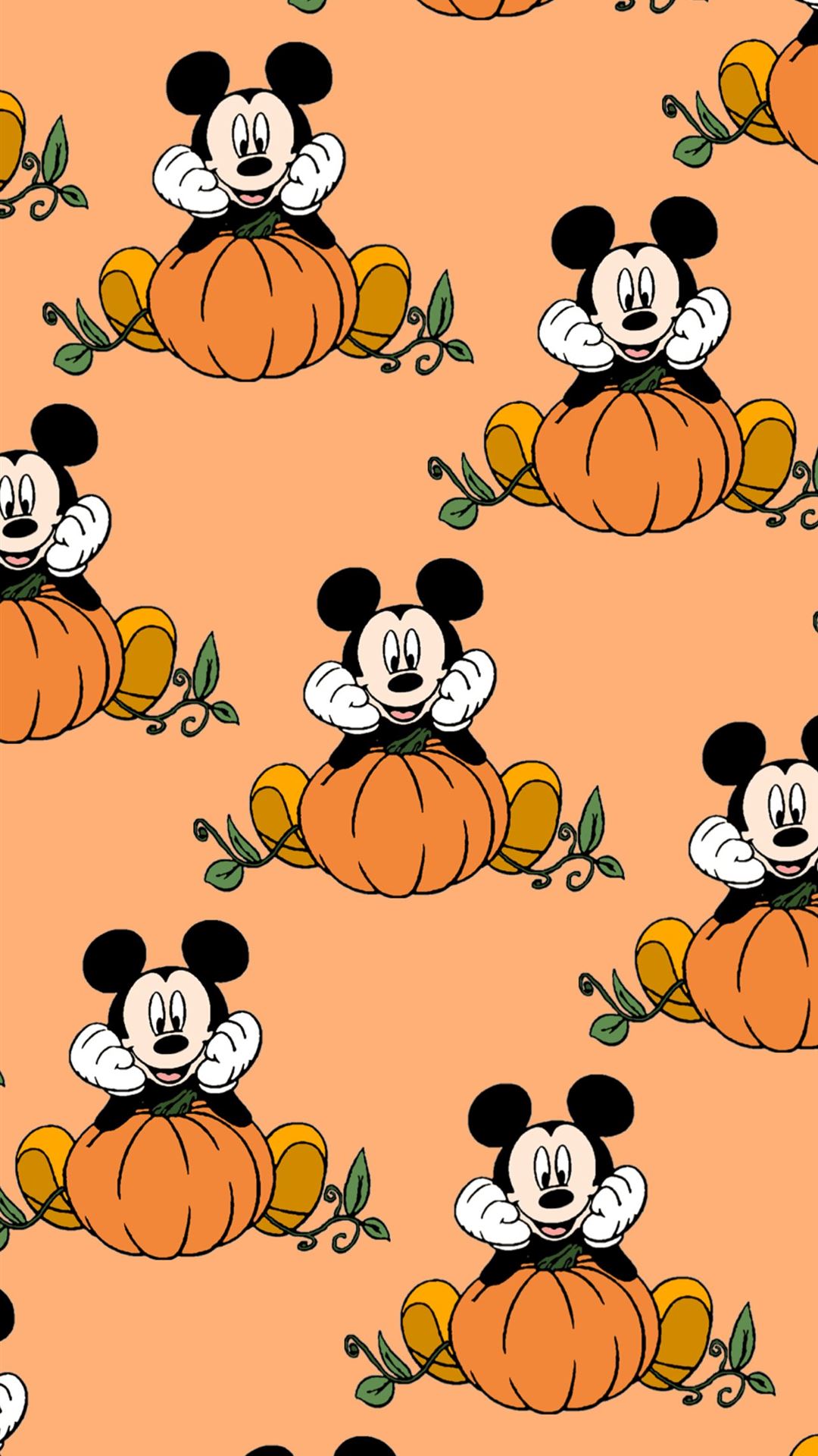 Cute Disney Halloween iPhone Wallpaper