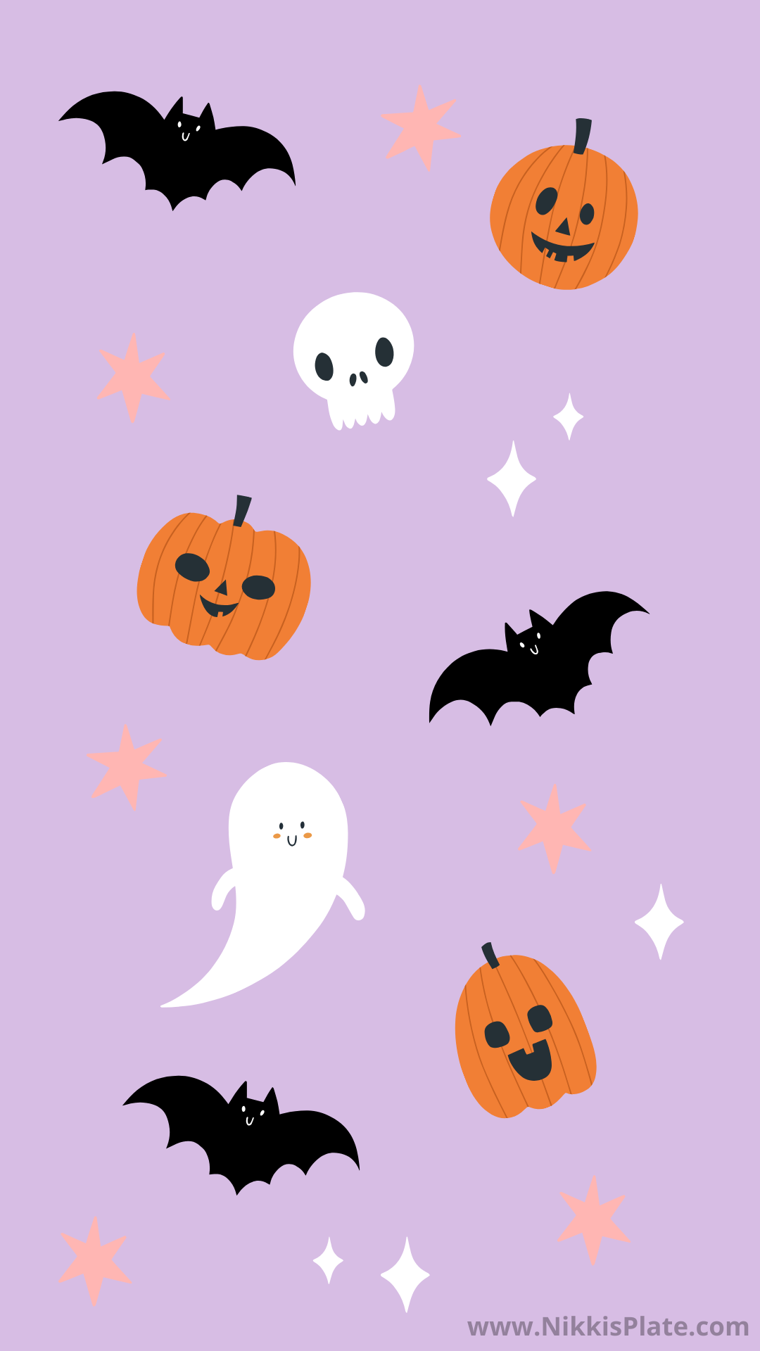 Cute Halloween iPhone Wallpaper