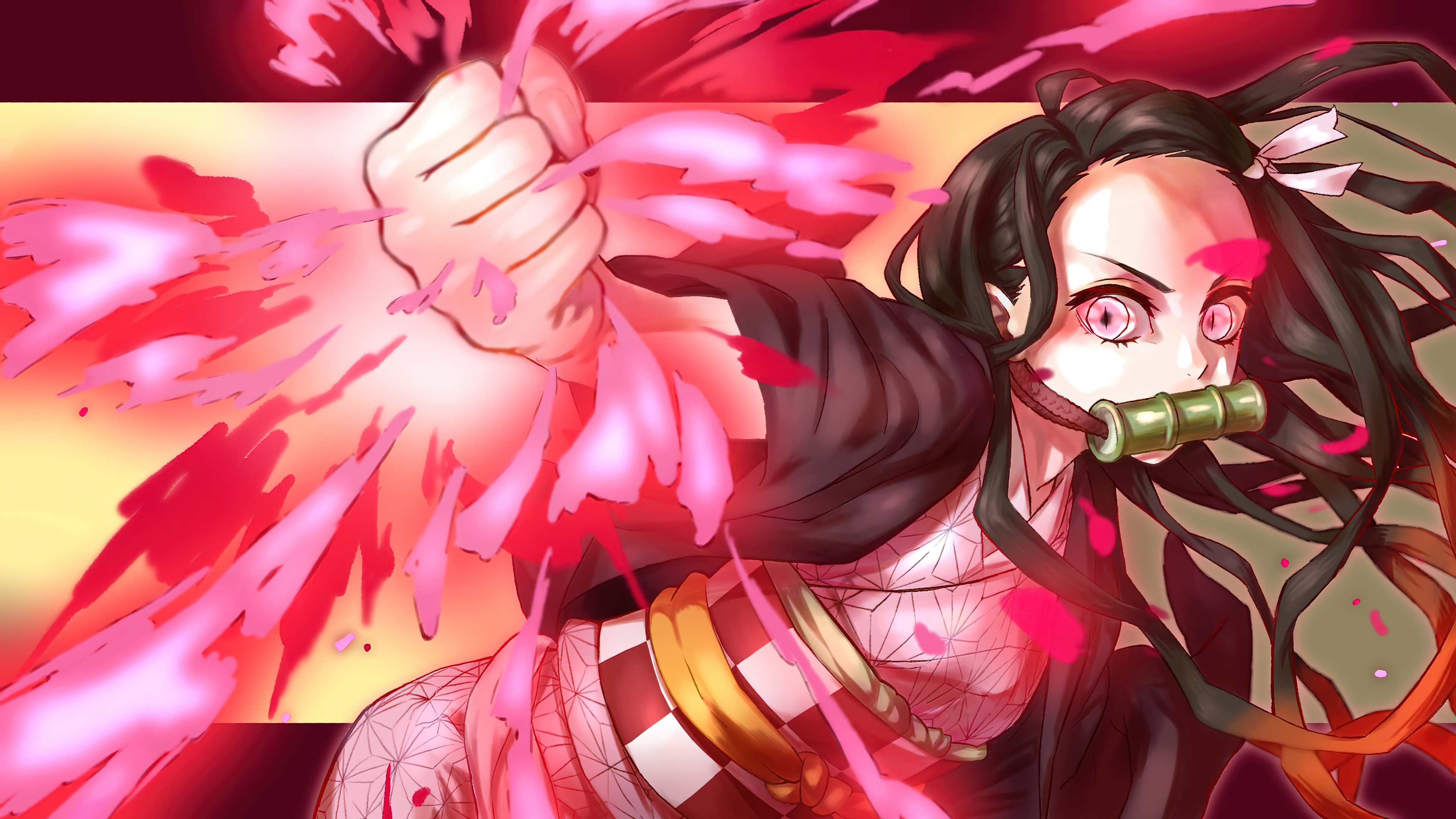 Demon Slayer Nezuko Wallpaper 4K PC
