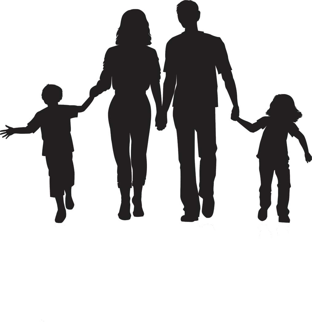 Silhouette Family Clip art day