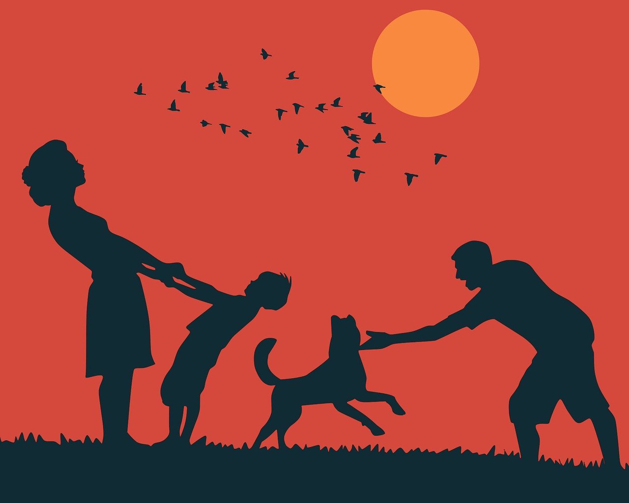 Download Family, Silhouette, Vacation