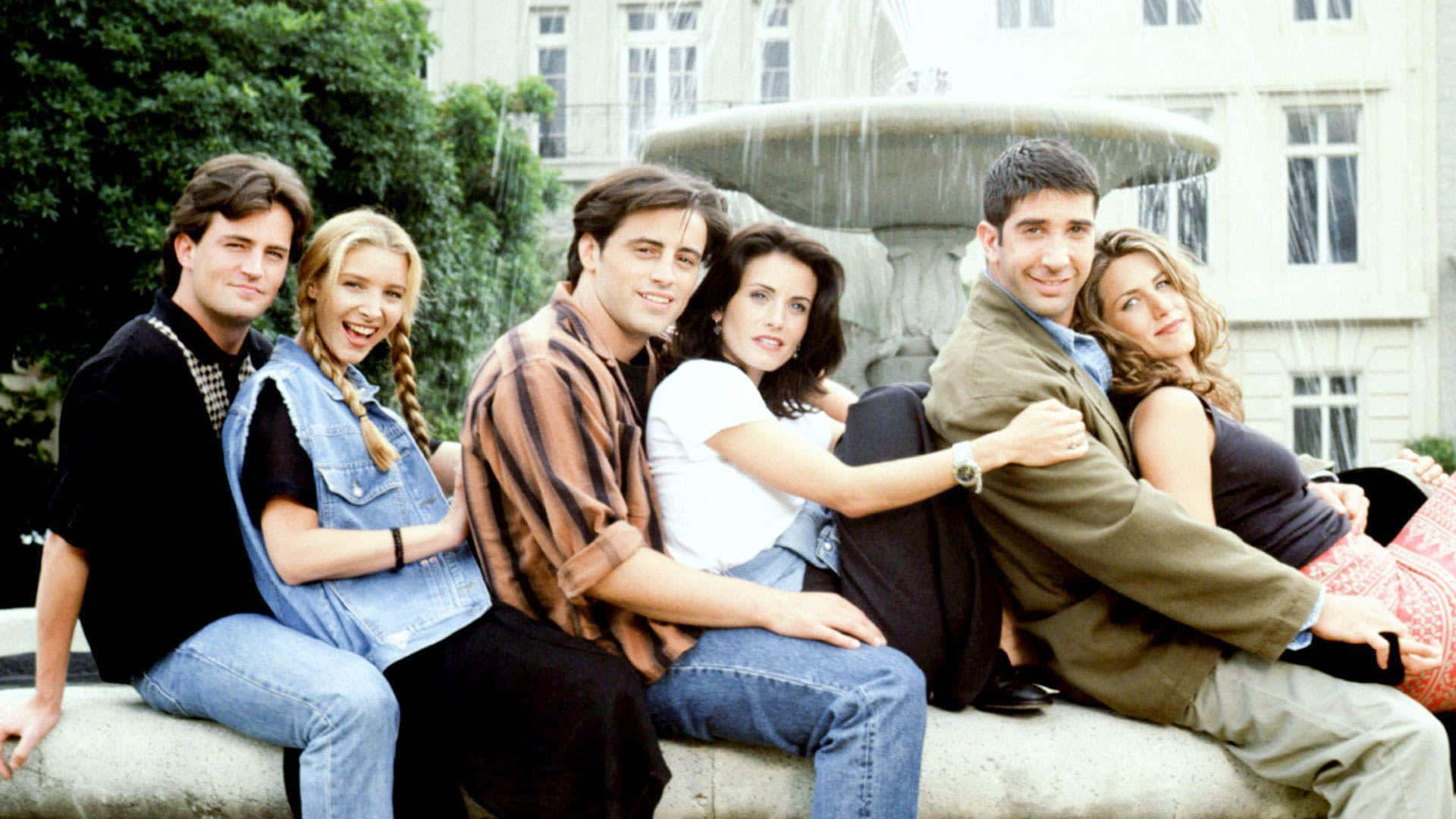 Ross, Rachel, Phoebe, Monica, Joey