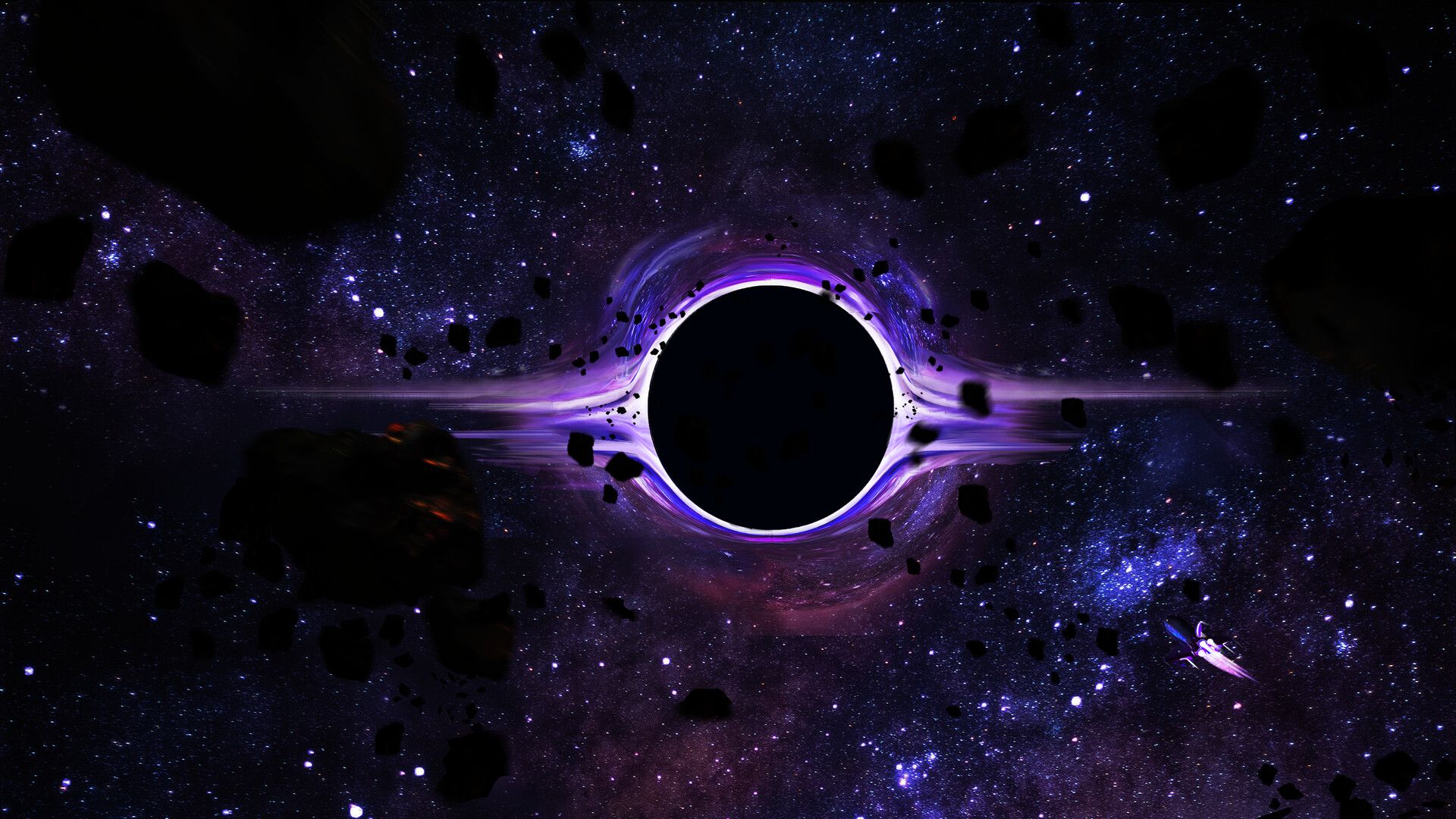 Purple Black Hole Wallpapers - Wallpaper Cave, image size:1920x1080