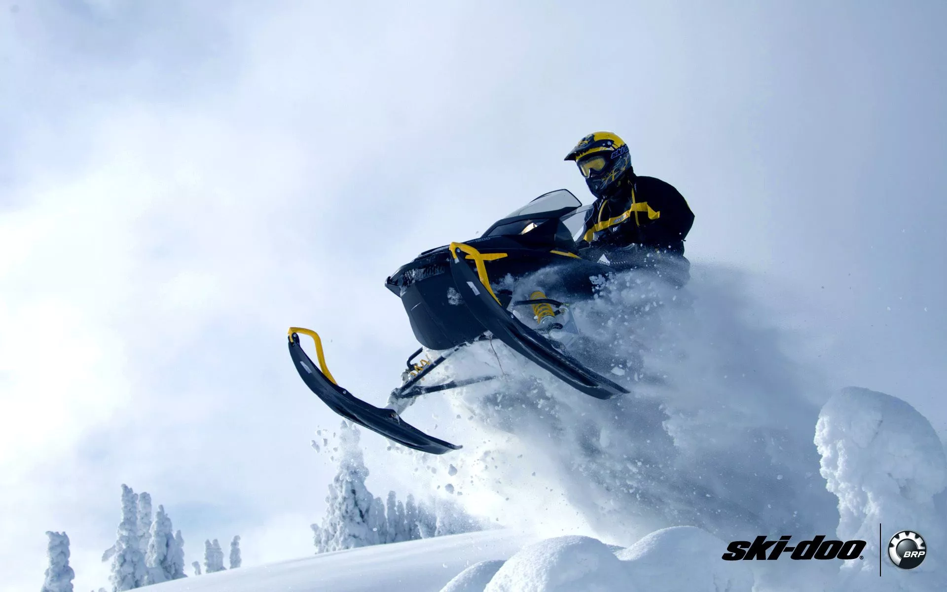 Wallpaper snow, jump, sport, sport