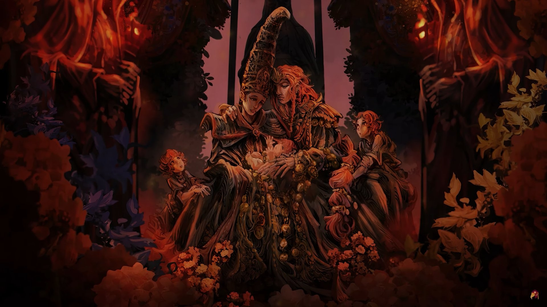 Elden Ring Radagon and Rennala HD Wallpaper