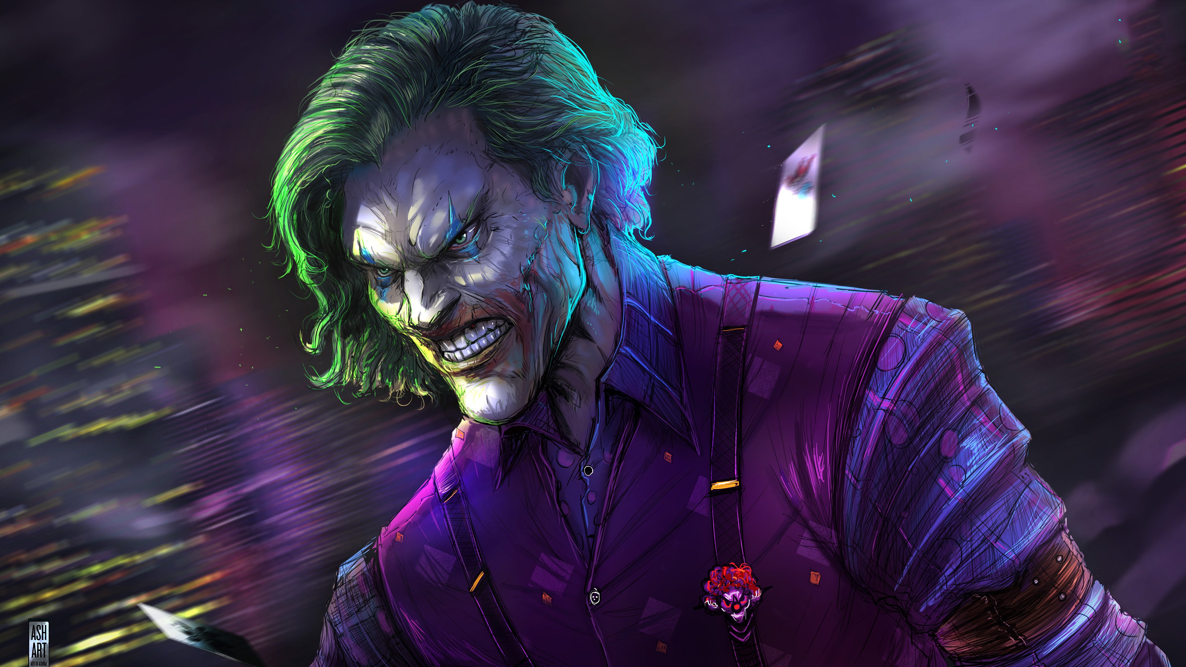 Joker Fanart Wallpaper 4k HD
