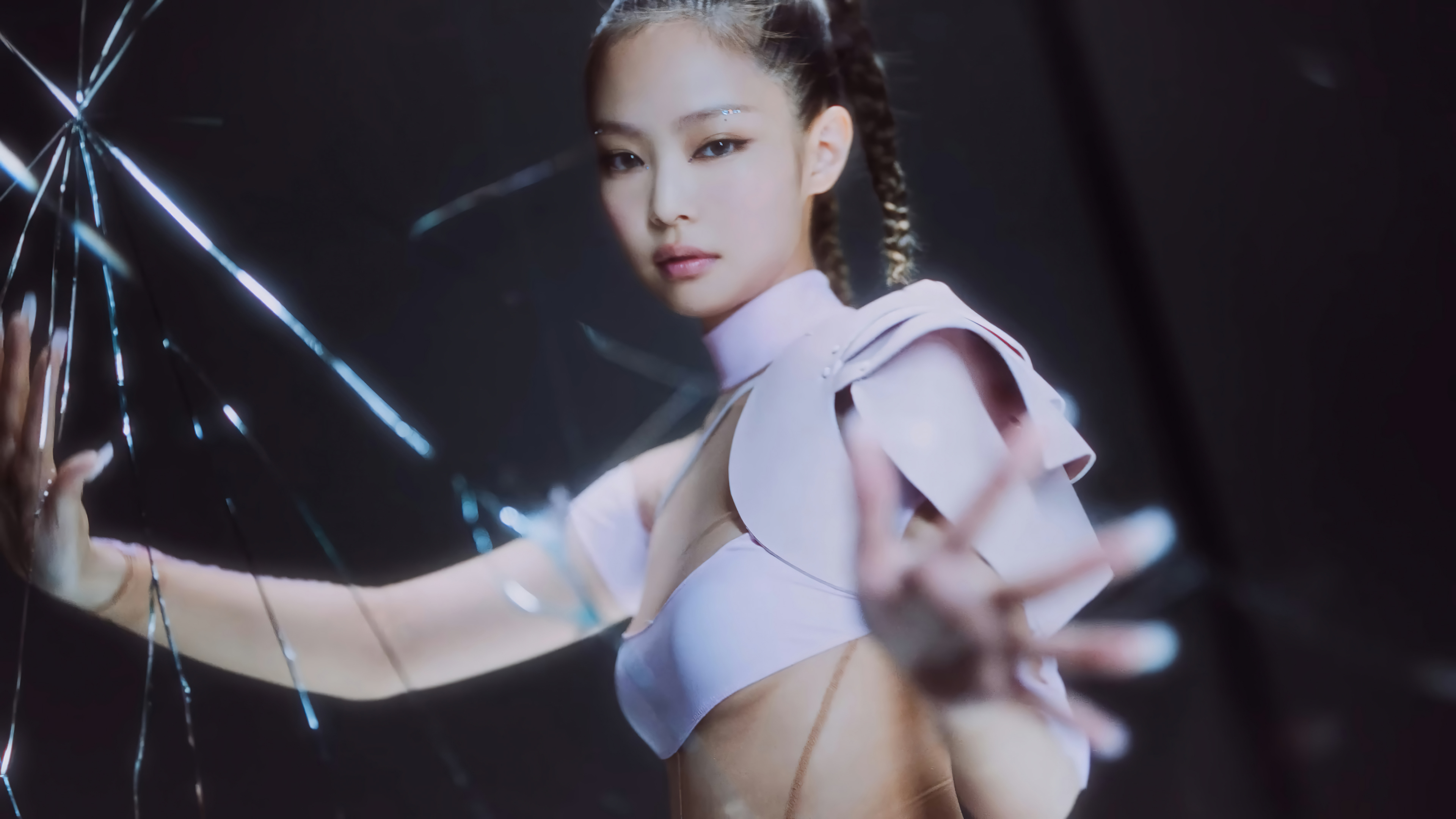 BLACKPINK Jennie Pink Venom Wallpaper