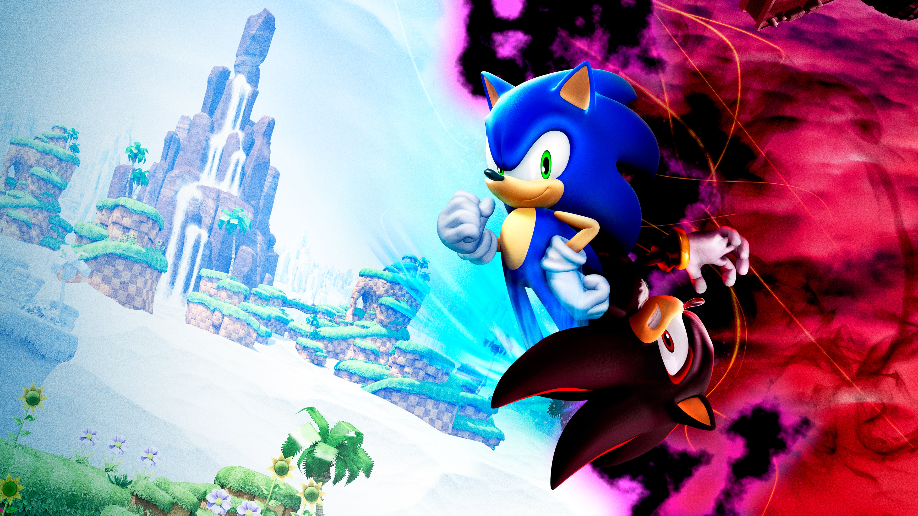 Sonic X Shadow Generations Wallpaper 4K