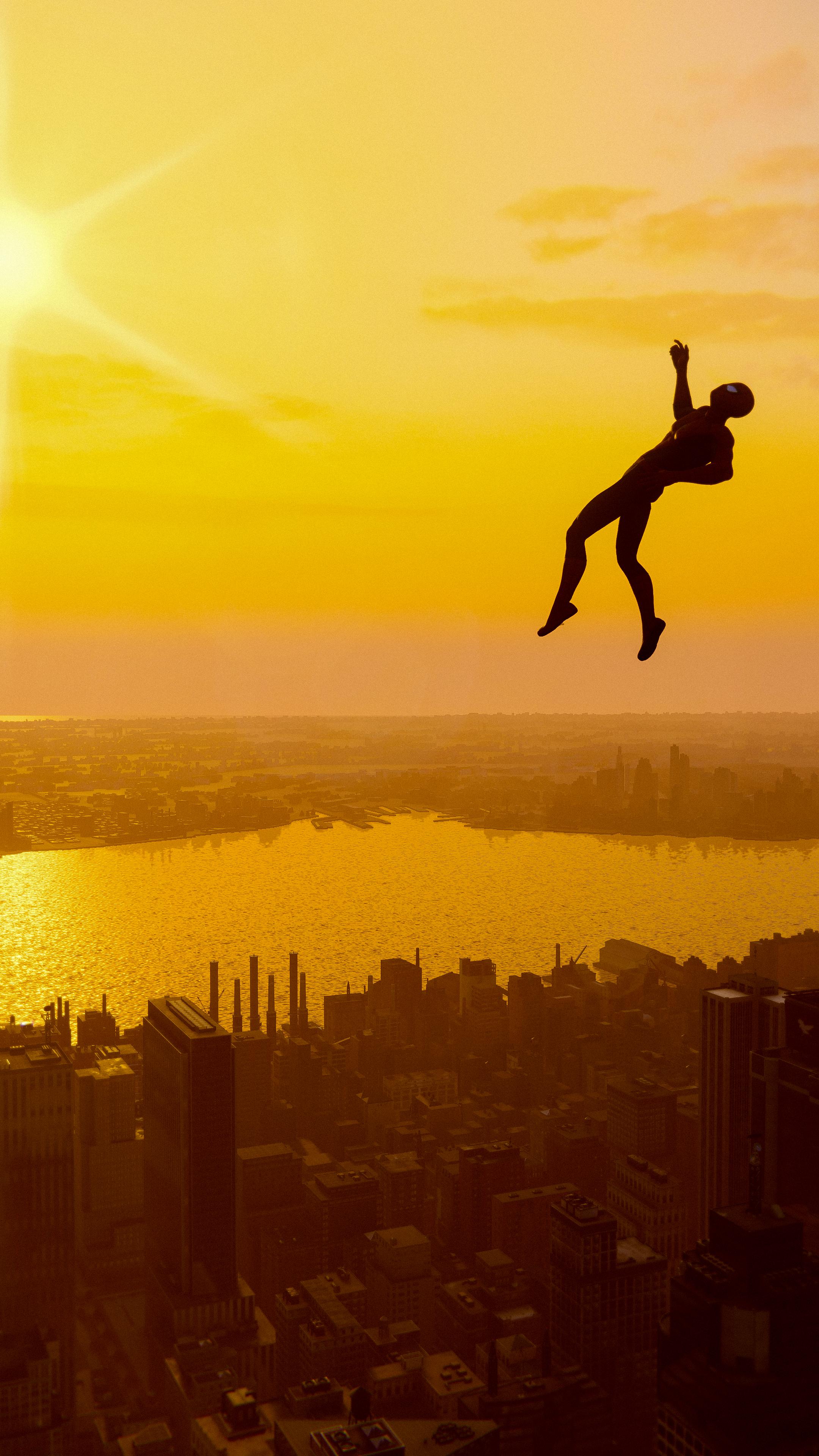 Falling. Mobile wallpaper