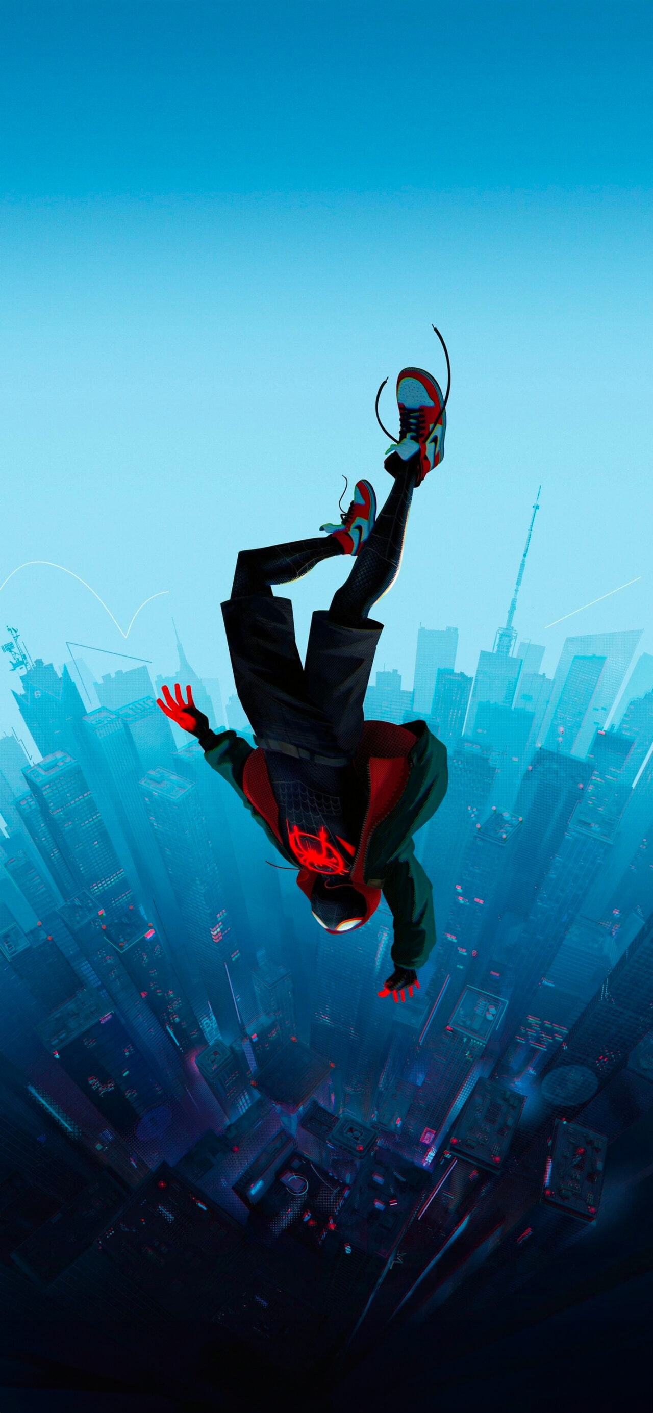Falling Spiderman