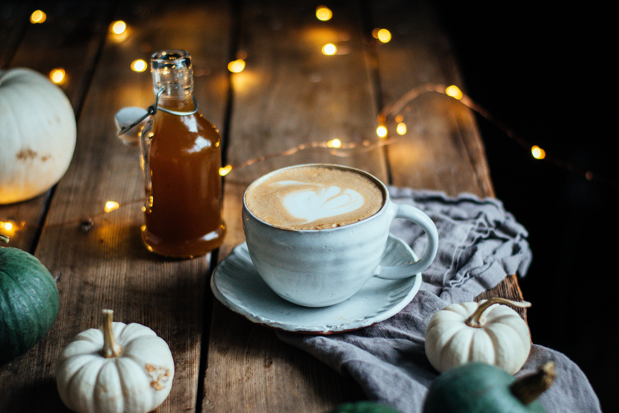 pumpkin spice syrup (2 ways!) —