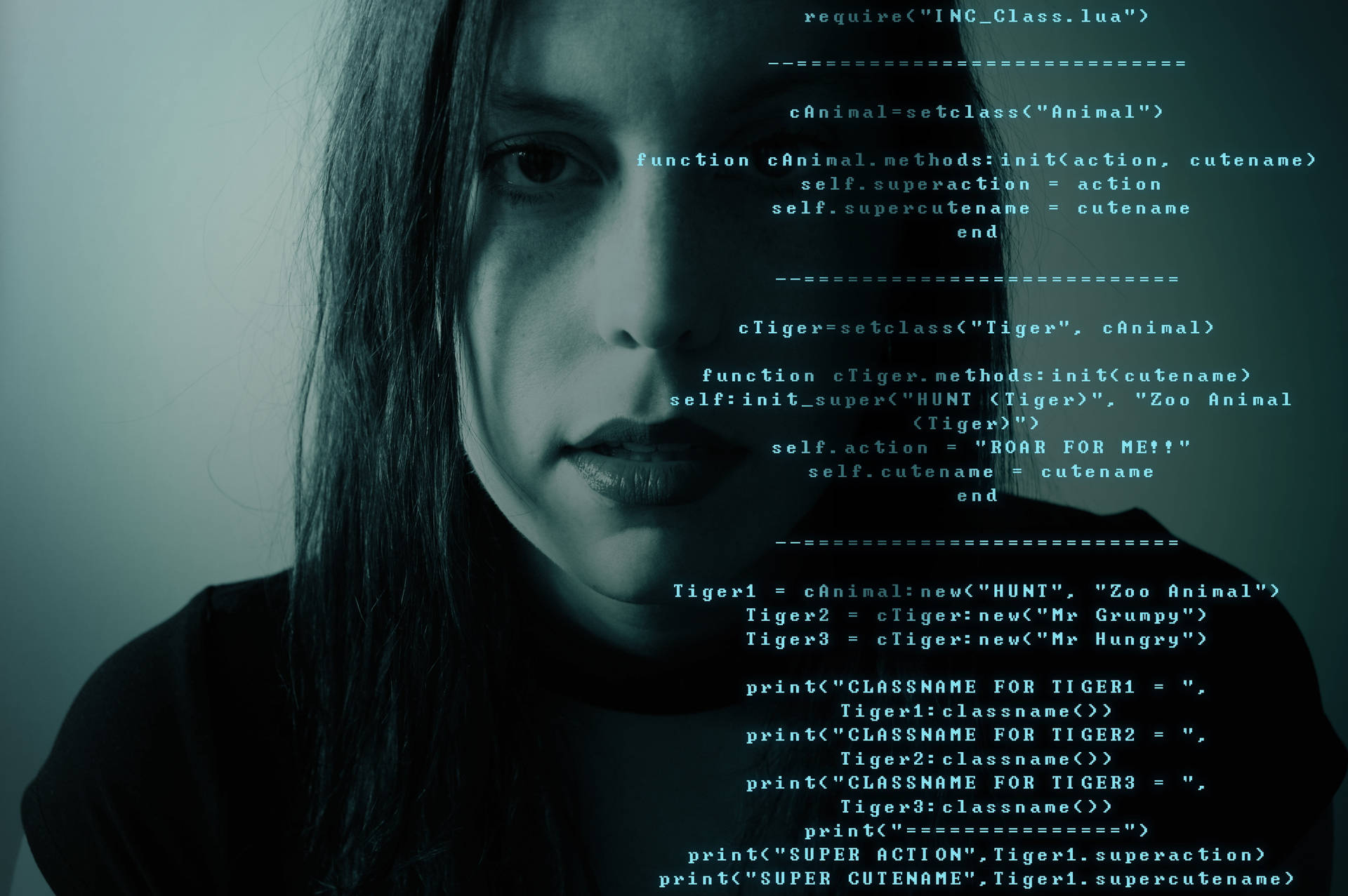 Download Woman Programming Wallpaper