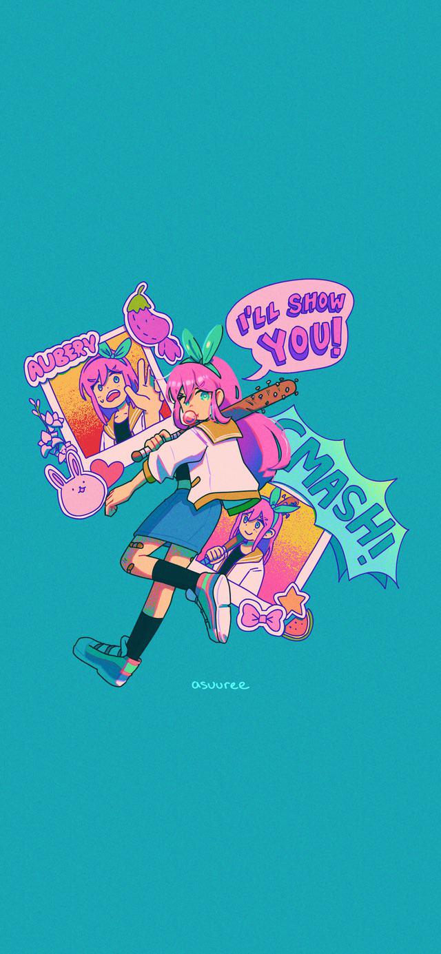 aubrey fan art to be phone wallpaper