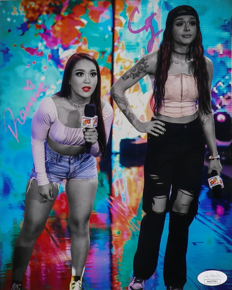 Cora Jade Signed WWE 8x10 Photo JSA